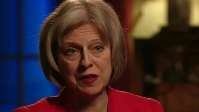 Home Secretary Theresa May