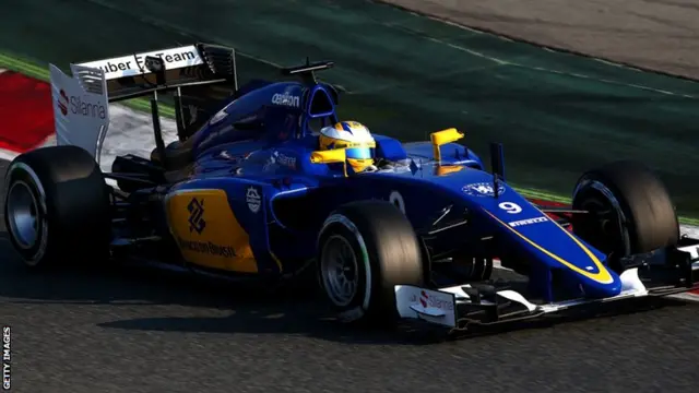 Sauber's Marcus Ericsson