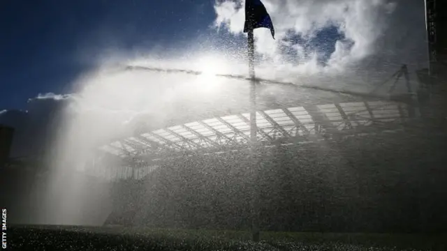 Pitch before kick-off