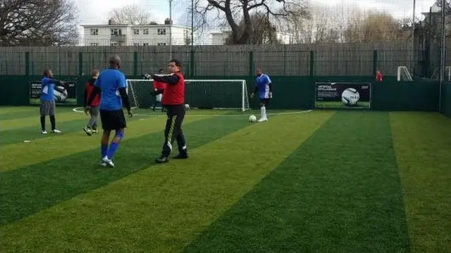 Samba Stars playing 5-a-side at coventry