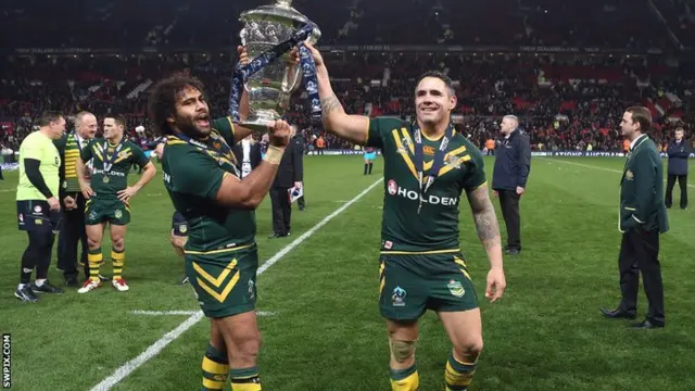 Sam Thaiday and Corey Parker