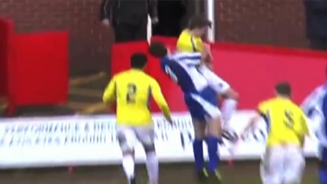 Angry player 'body slams' opponent