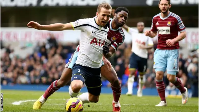 Harry Kane wins a penalty