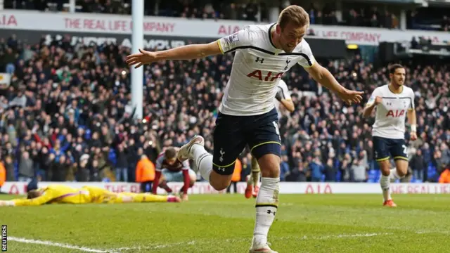 Harry Kane celebrates