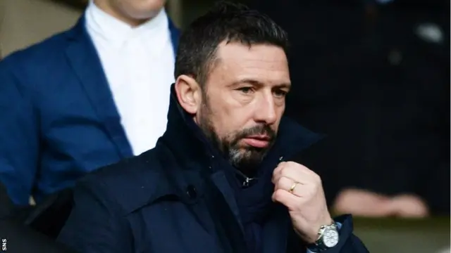 Aberdeen manager Derek McInnes at Celtic Park