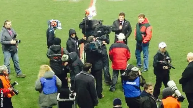 Russell Crowe on pitch