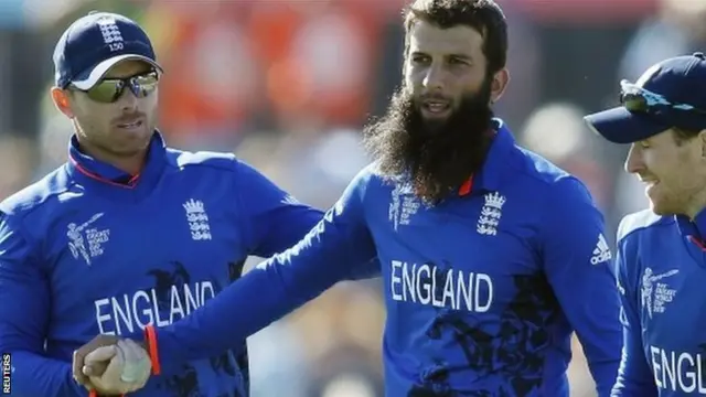 Moeen Ali celebrates