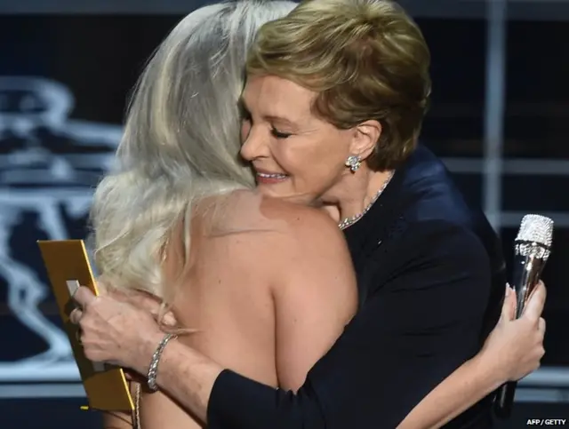 Lady Gaga and Julie Andrews