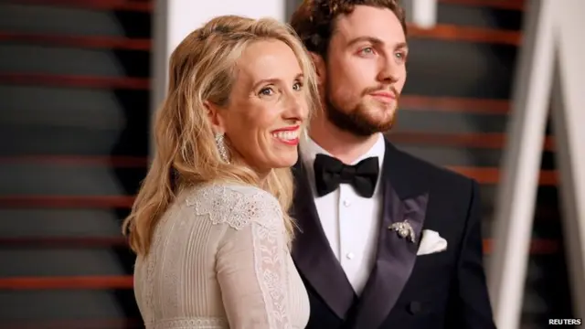 Sam Taylor-Johnson and her husband, Aaron Taylor-Johnson