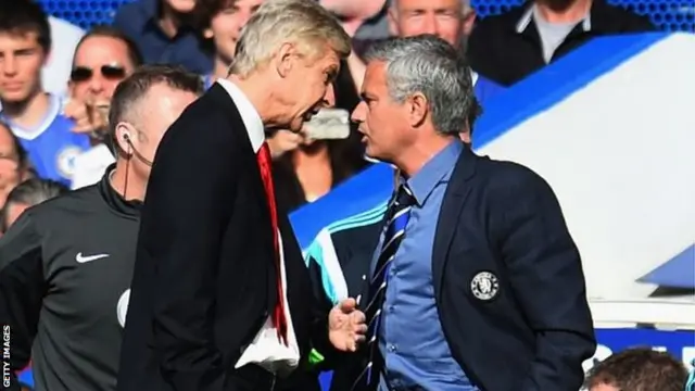 Arsene Wenger and Jose Mourinho