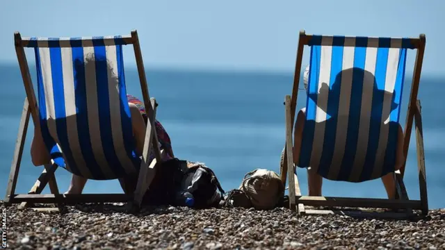 A couple on the beach