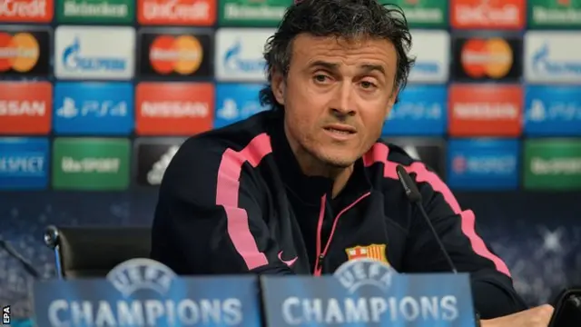 Luis Enrique of Barcelona