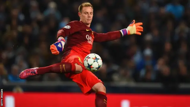 Barcelona keeper Marc-Andre ter Stegen
