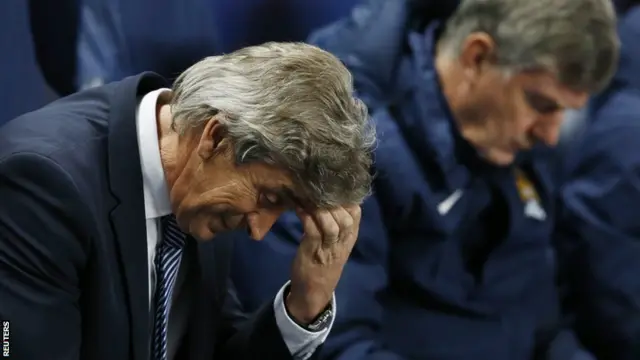 Man City manager Manuel Pellegrini