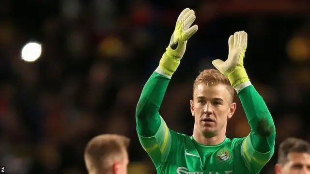 Man City keeper Joe Hart