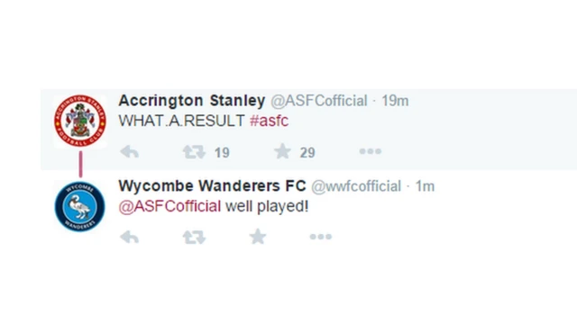 Accrington Stanley Twitter