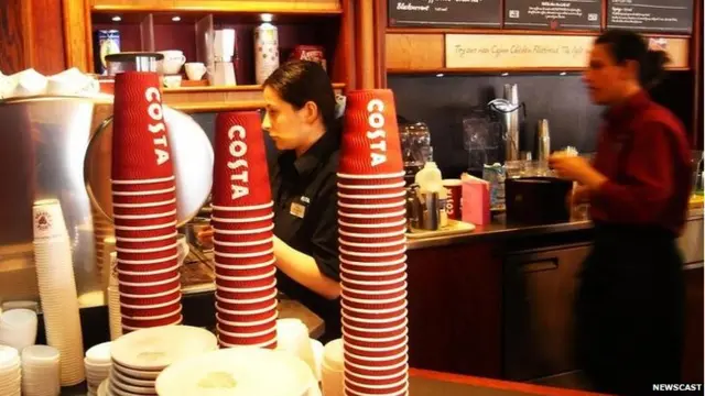 A Costa Coffee cafe