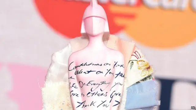 Tracey Emin Brit Award