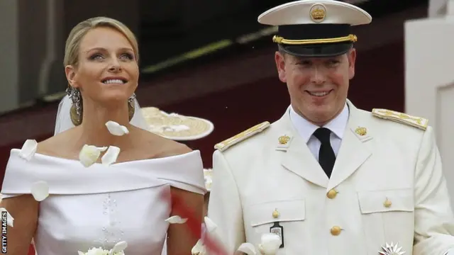 ALbert II and Charlene Wittstock