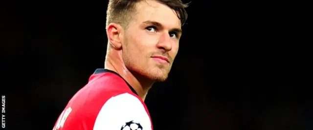 Aaron Ramsey of Arsenal