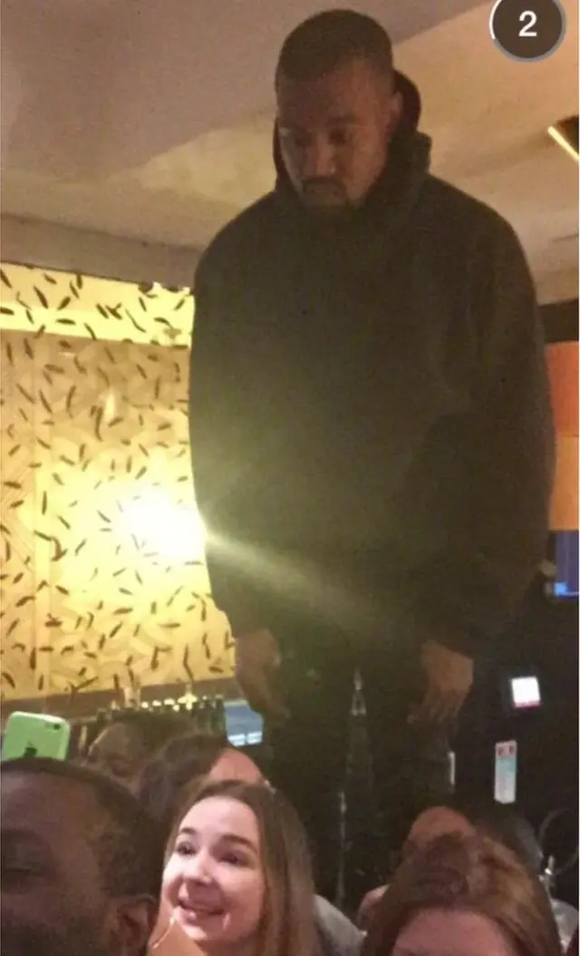 Kanye in Nandos