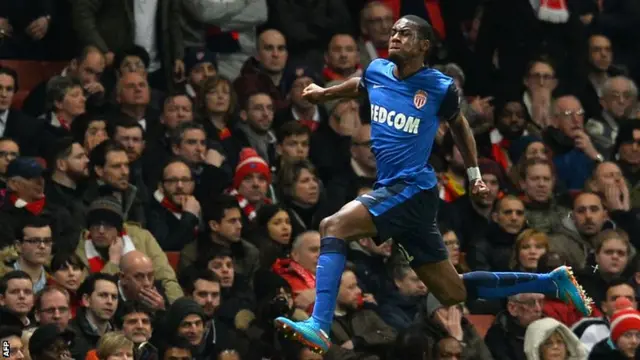 Geoffrey Kondogbia celebrates for Monaco