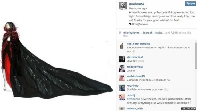 Madonna's Instagram