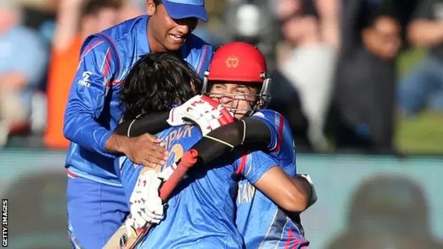 Hamid Hassan and Shapoor Zadran