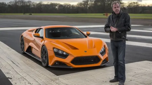 Jeremy Clarkson, in a promotional picture for BBC series Top Gear