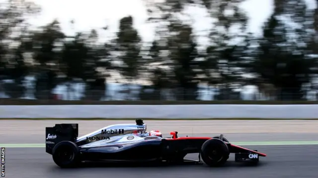 Jenson Button's McLaren