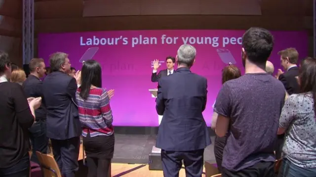 Labour audience on their feet