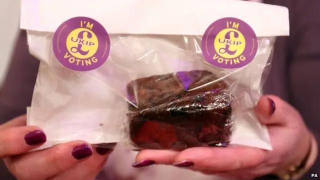 Cake for sale at UKIP conference