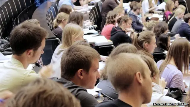 Students in lecture theatre