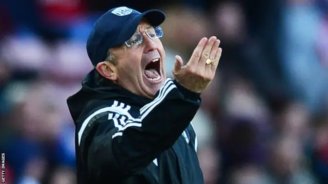 West Brom manager Tony Pulis