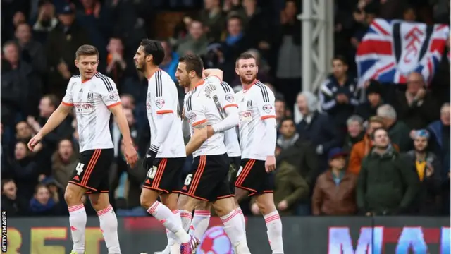 Fulham celebrate