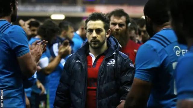 Greig Laidlaw looks dejected