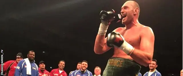 Tyson Fury singing