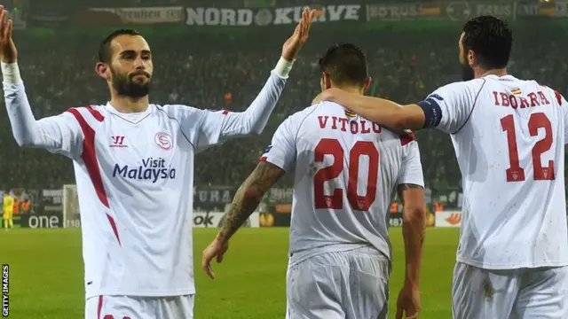 Sevilla celebrate