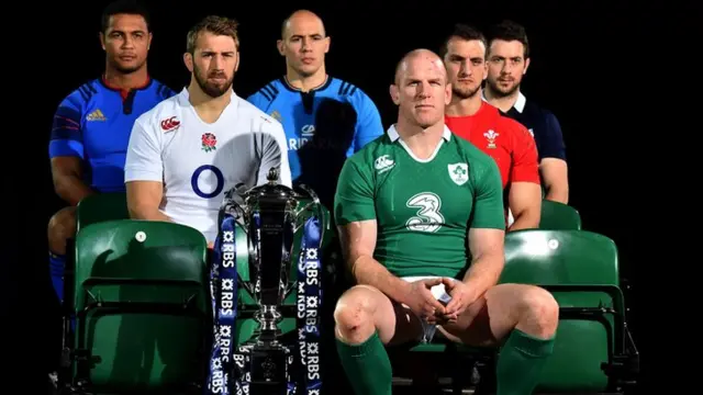 Six Nations captains ahead of 2015 tournament