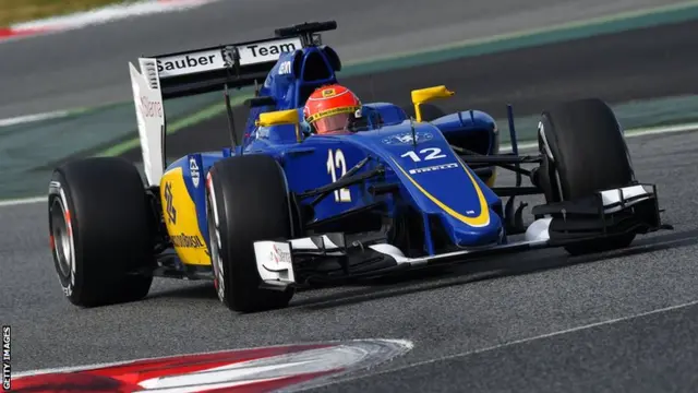 Felipe Nasr of Sauber