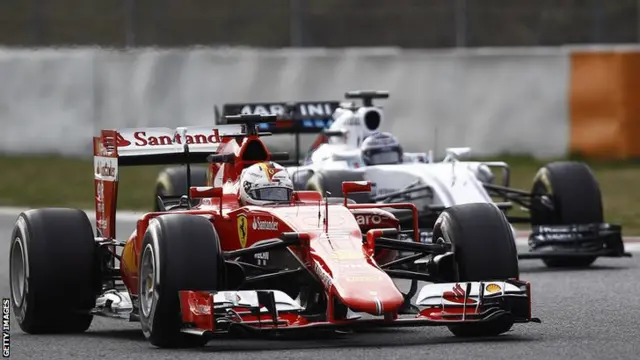 Sebastian Vettel and Valtteri Bottas