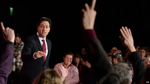 Ed Miliband at People's Question Time in Brighton