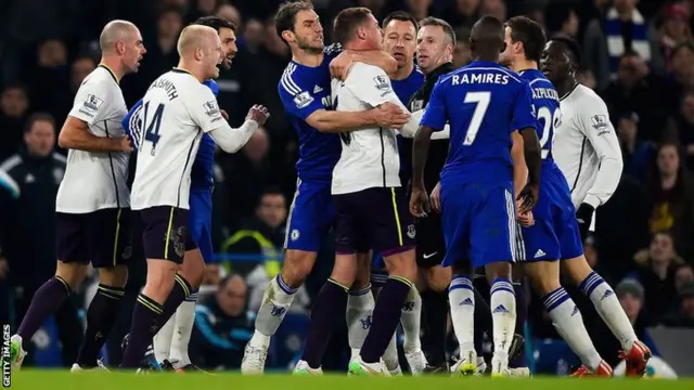 Chelsea and Everton misconduct incident