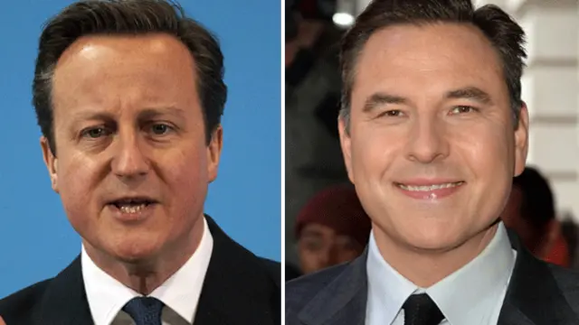 David Cameron and David Walliams