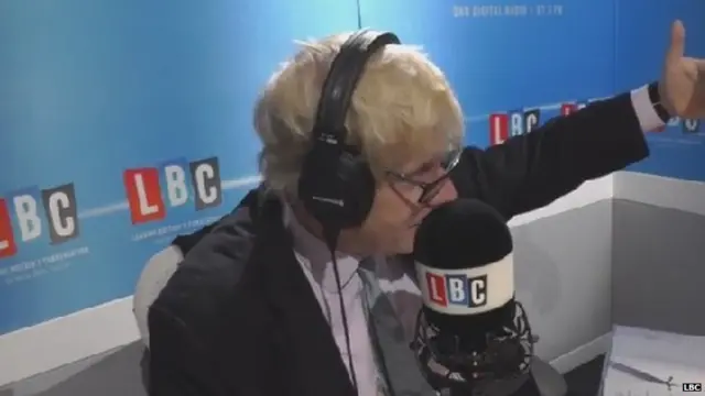 Boris Johnson on LBC