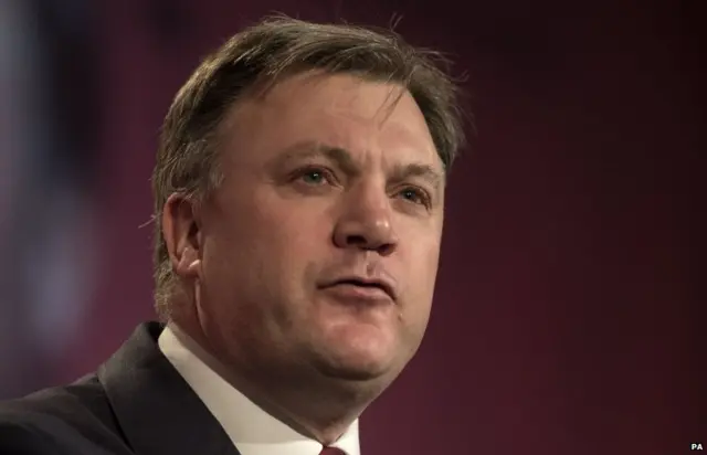 shadow chancellor Ed Balls