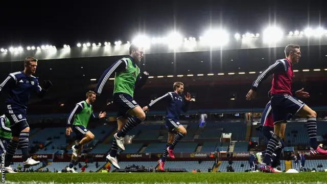 West Brom players