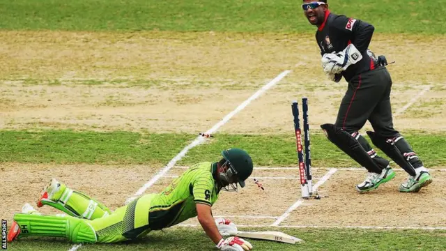 Ahmed Shehzad out