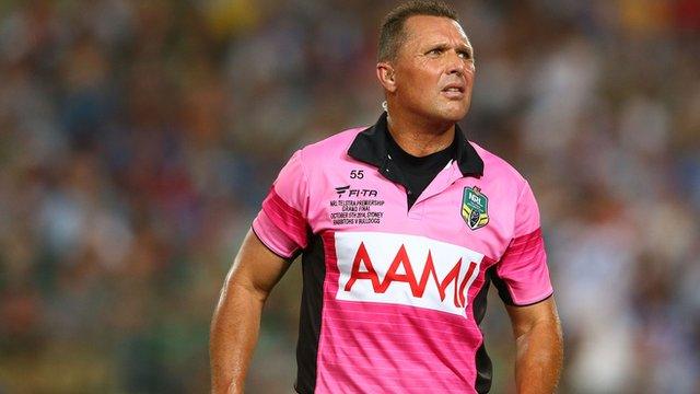 NRL referee Shayne Hayne