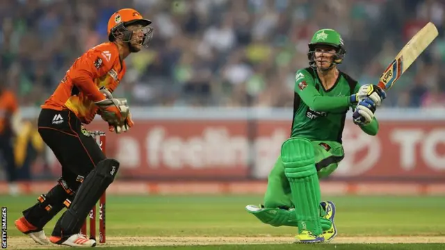 Peter Handscomb in action for Melbourne Stars